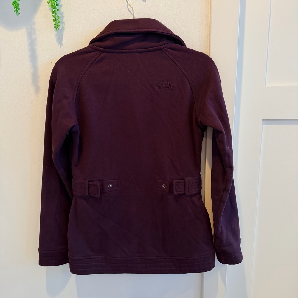 The North Face Avery Purple Plum Women's Full Zip Fleece Long Sleeve Jacket XS - Picture 6 of 10